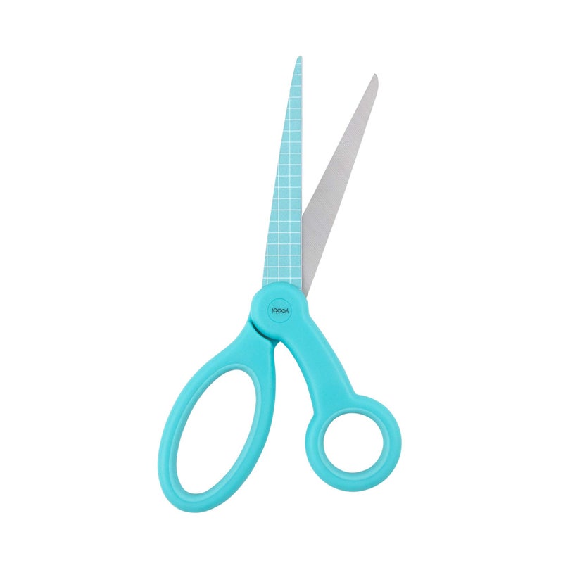 Yoobi | Scissors | Adult with Grid Blade | Mint - Image 1